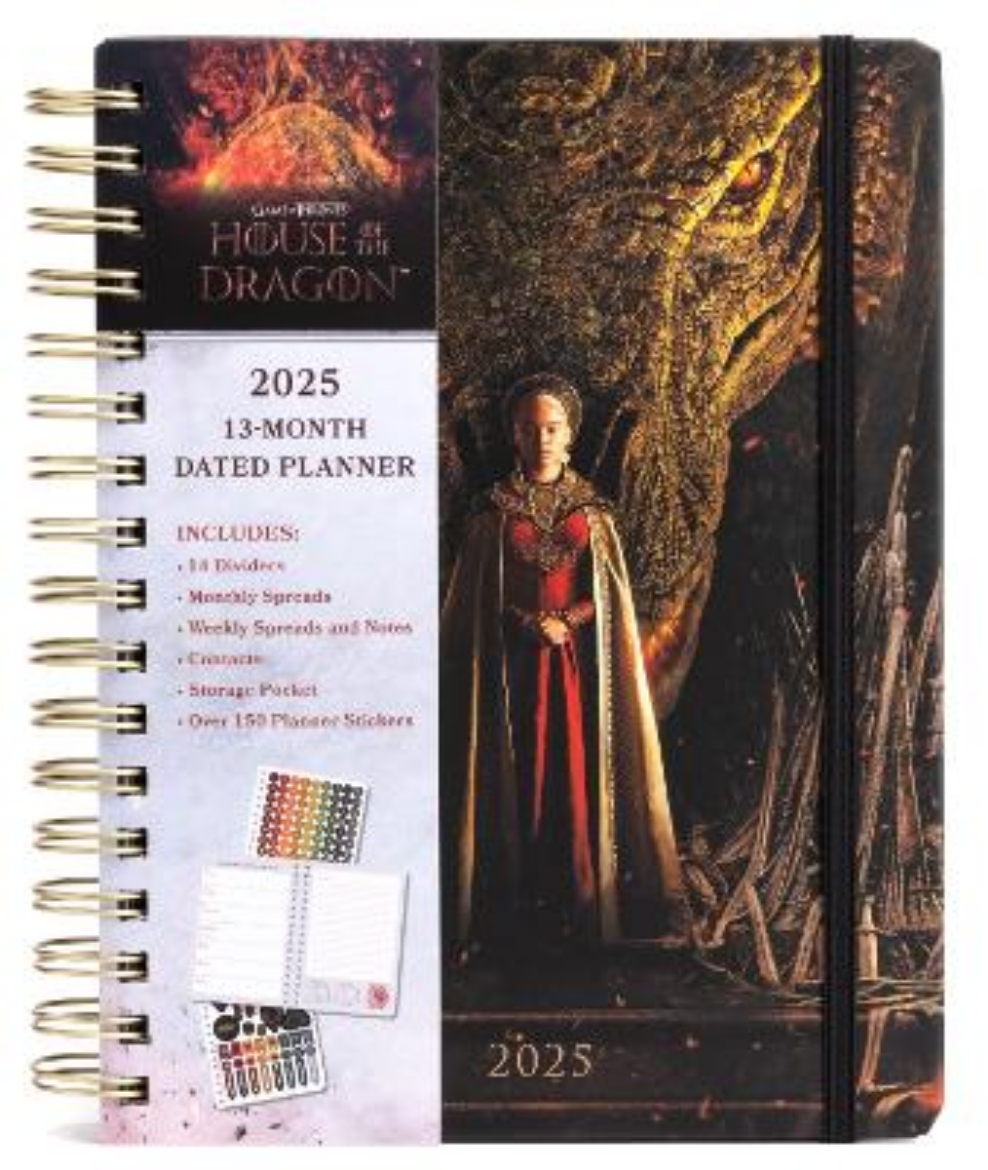 Picture of 2025 House of the Dragon 13-Month Weekly Planner