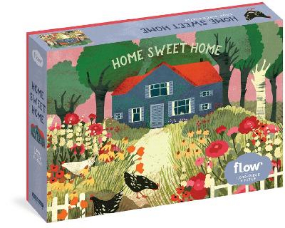 Picture of Home Sweet Home 1,000-Piece Puzzle: (Flow) for Adults Families Picture Quote Mindfulness Game Gift Jigsaw 26 3/8” x 18 7/8”
