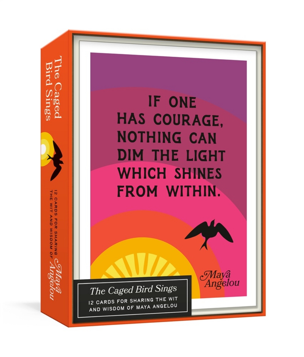 Picture of The Caged Bird Sings Note Cards: 12 Cards for Sharing the Wit and Wisdom of Maya Angelou