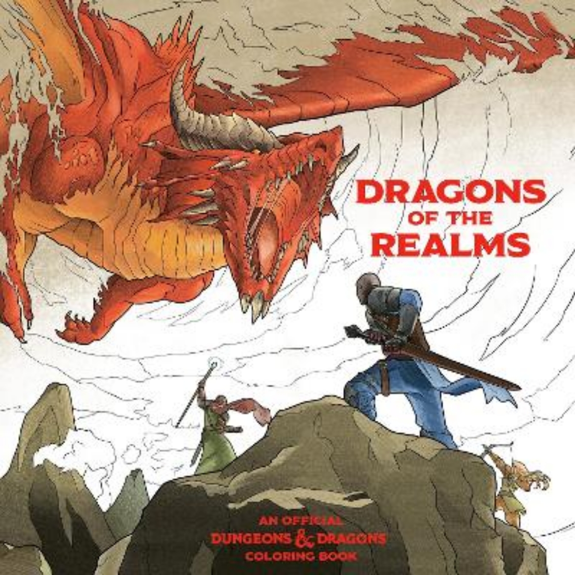 Picture of Dragons of the Realms: An Official Dungeons & Dragons Coloring Book