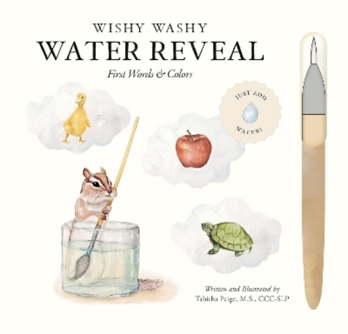 Picture of Wishy Washy (Water Reveal Edition): A Reusable Water Reveal Activity Book Teaching First Words and Colors