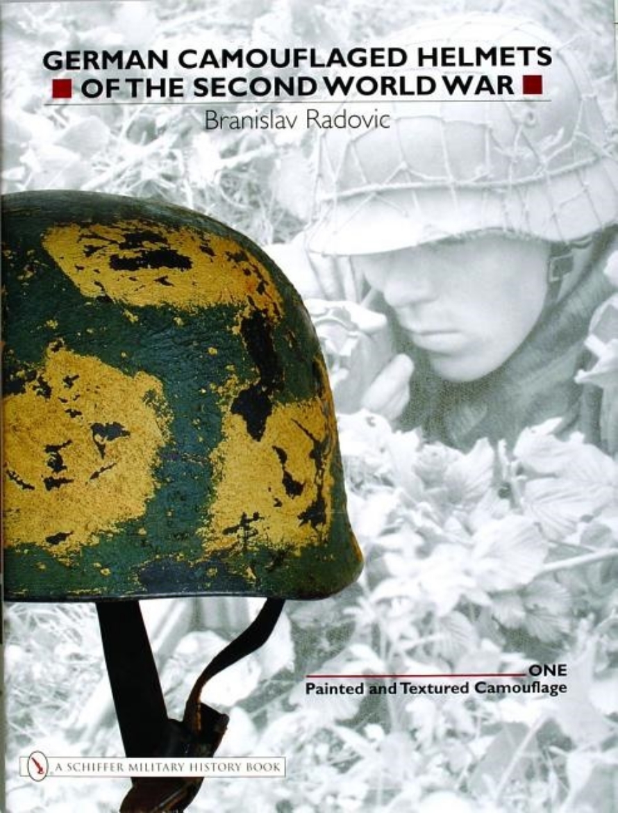 Picture of German camouflaged helmets of the second world war - volume 1: painted & te
