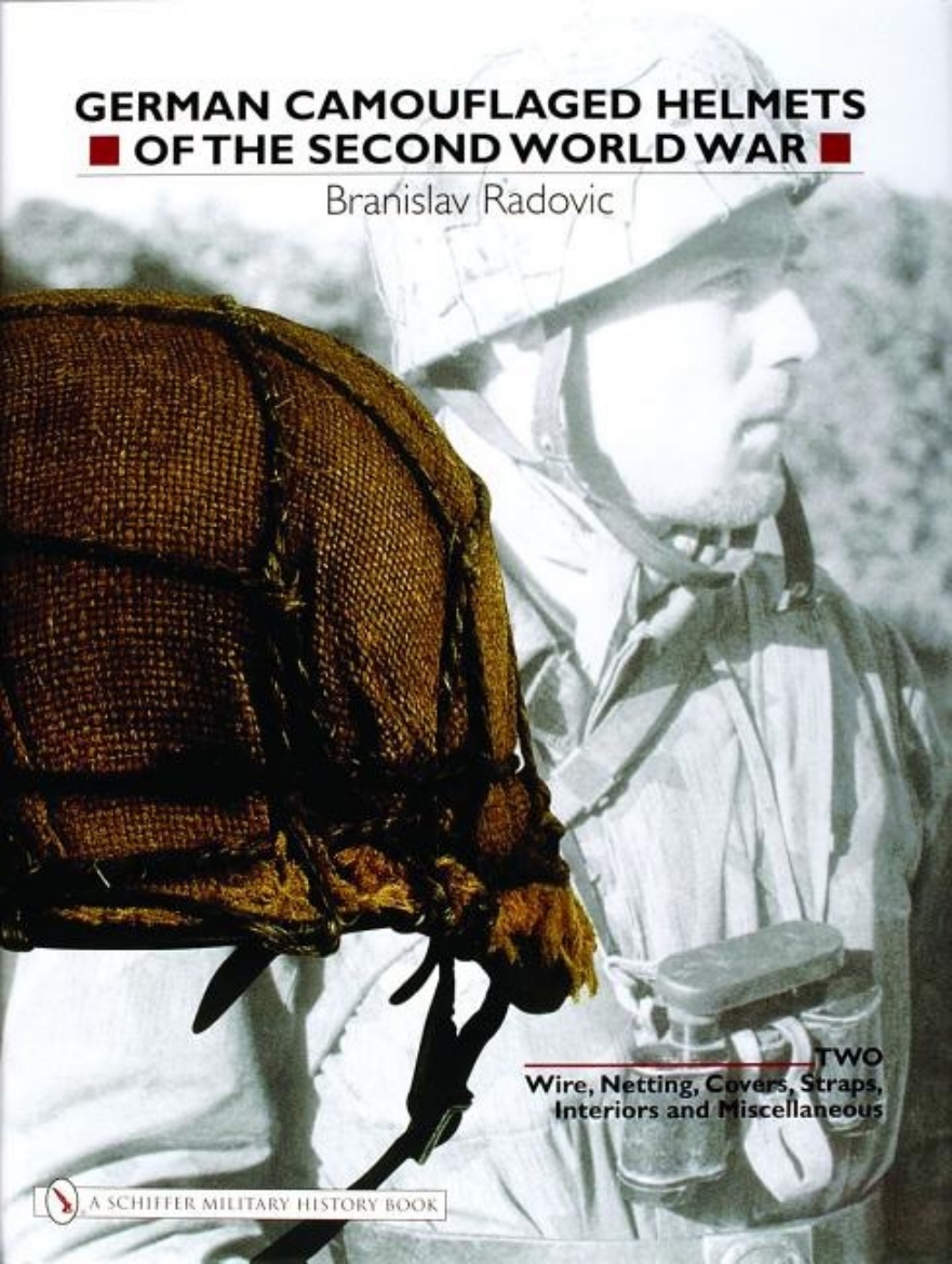 Picture of German camouflaged helmets of the second world war - volume 2: wire, nettin
