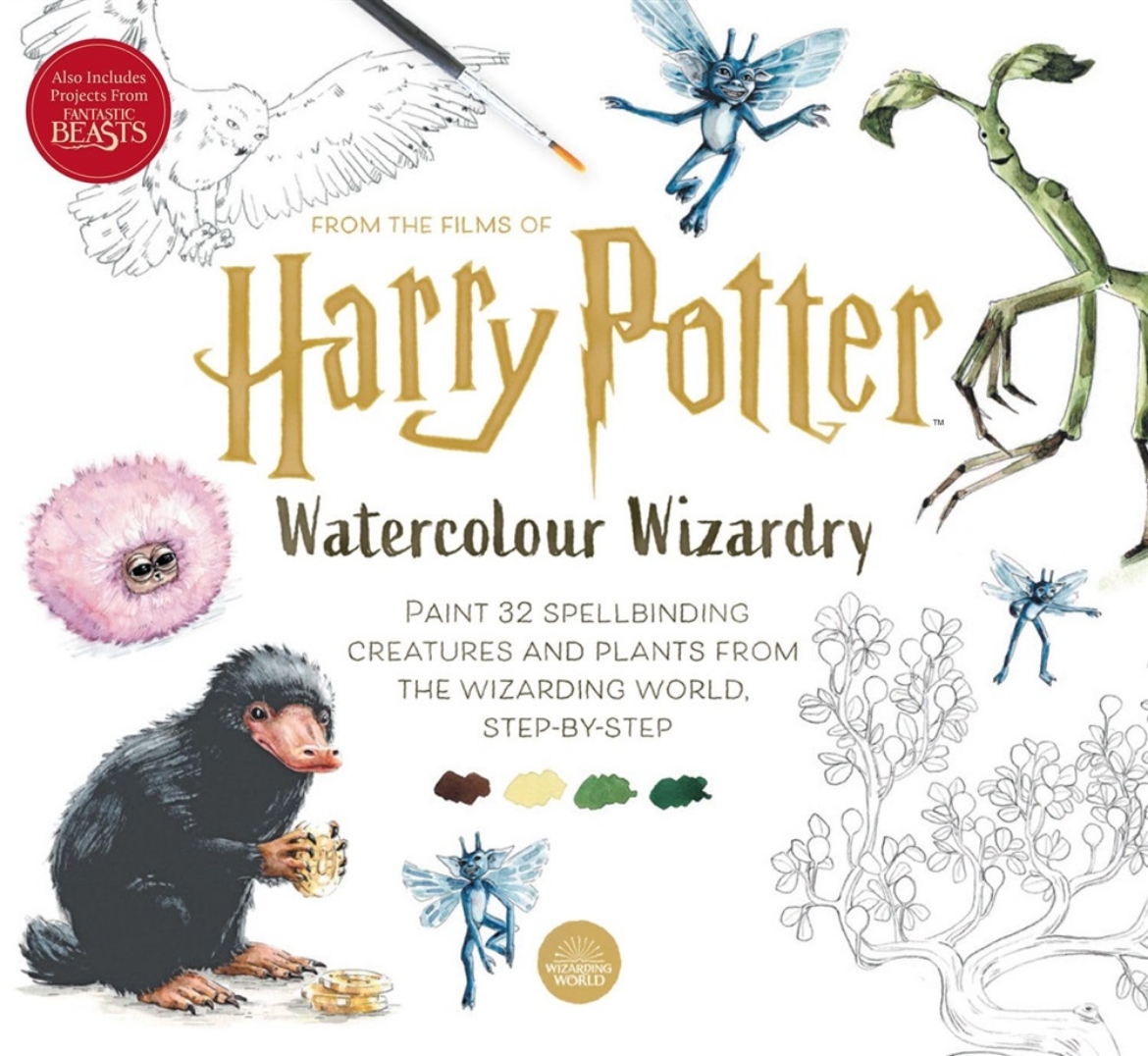 Picture of Harry Potter Watercolour Wizardry : Paint 32 Spellbinding Creatures and Plants from the Wizarding World, Step-by-Step