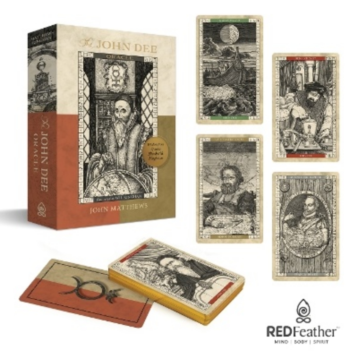 Picture of The John Dee Oracle: Wisdom from Queen Elizabeth's Magician (Oracle Kit Box Set with 29 Cards and Guide Book)