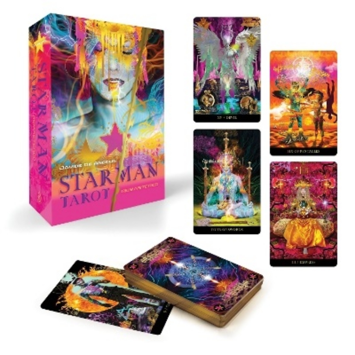 Picture of Starman Tarot: Remastered (A David Bowie-Inspired Tarot Box Set, Revised and Updated): (Tarot Kit Box Set with 78 Cards and Guide Book)