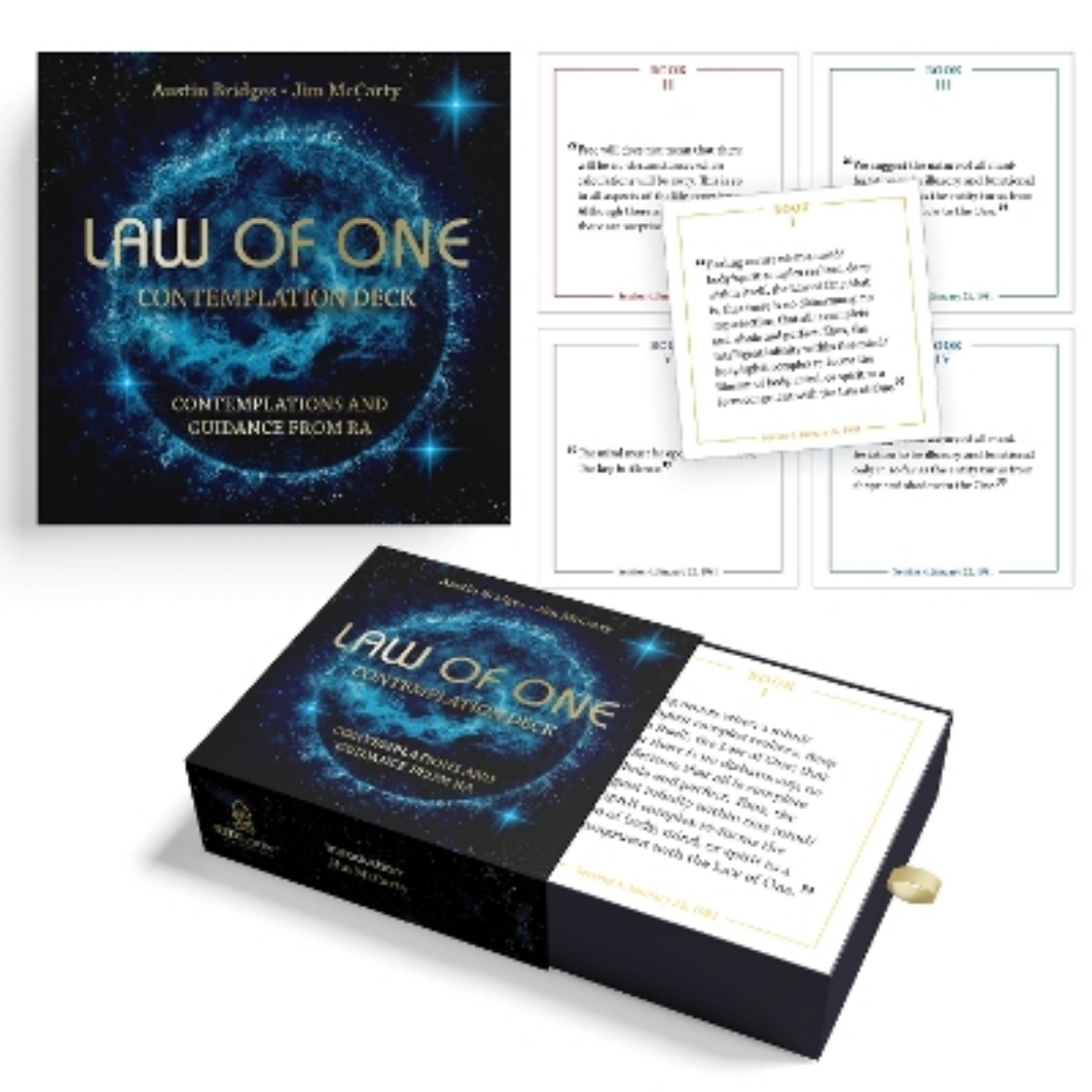 Picture of The Law of One Contemplation Deck: Inspiration and Guidance from Ra (Oracle Kit Box Set with 40 Cards and Guide Book)