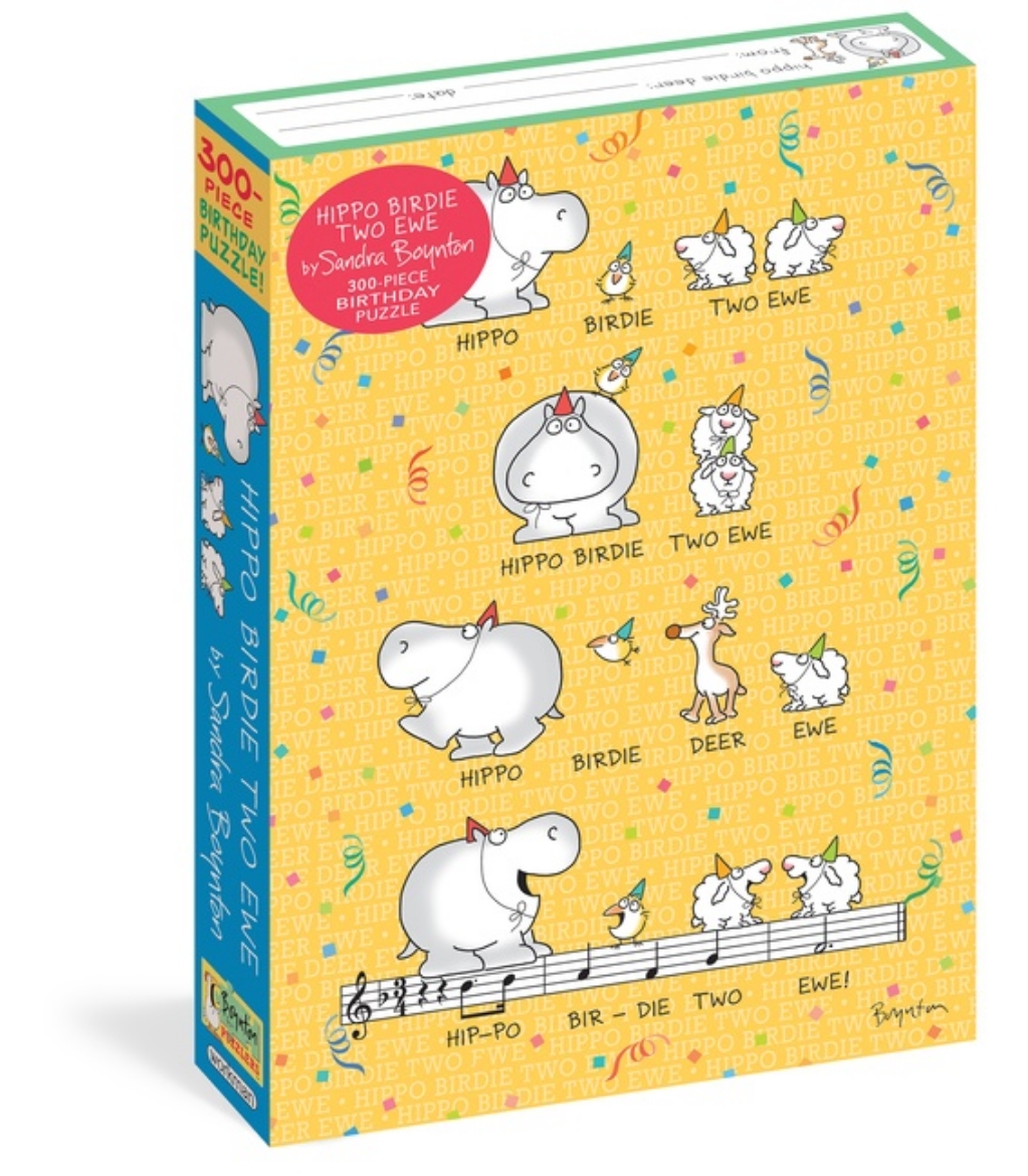 Picture of Sandra Boynton: Hippo Birdie Two Ewe 300-Piece Birthday Puzzle