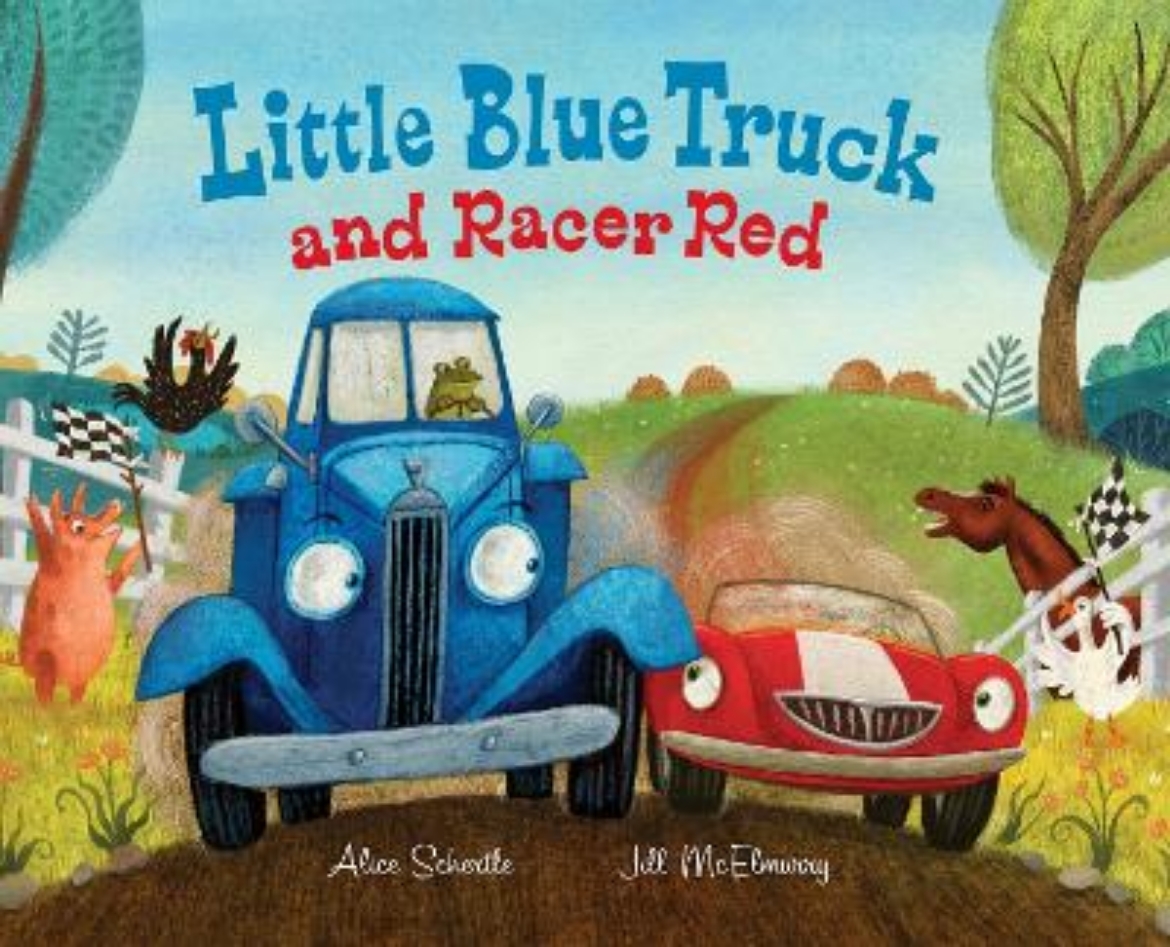Picture of Little Blue Truck and Racer Red