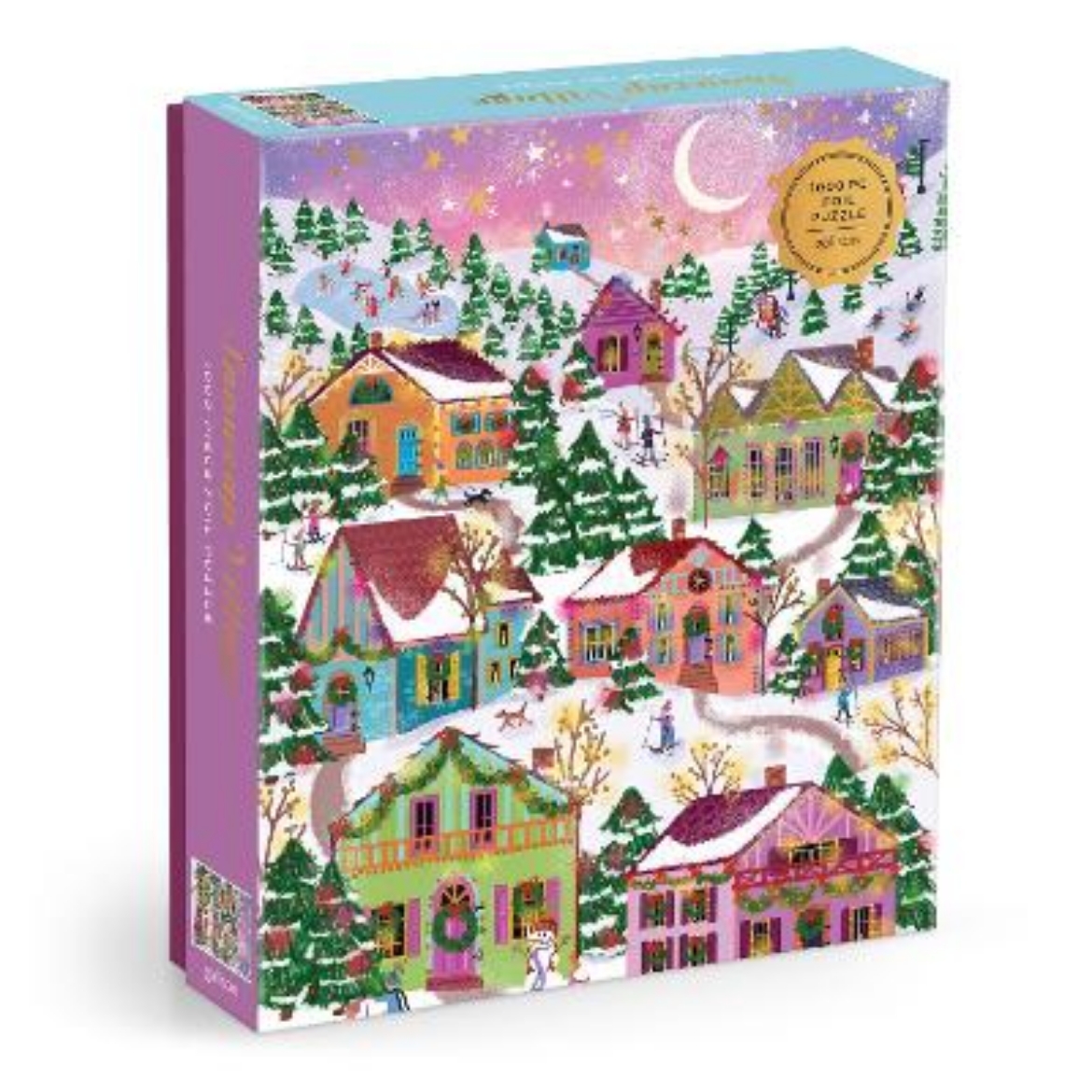 Picture of Joy Laforme Snowcap Village 1000 Piece Foil Puzzle