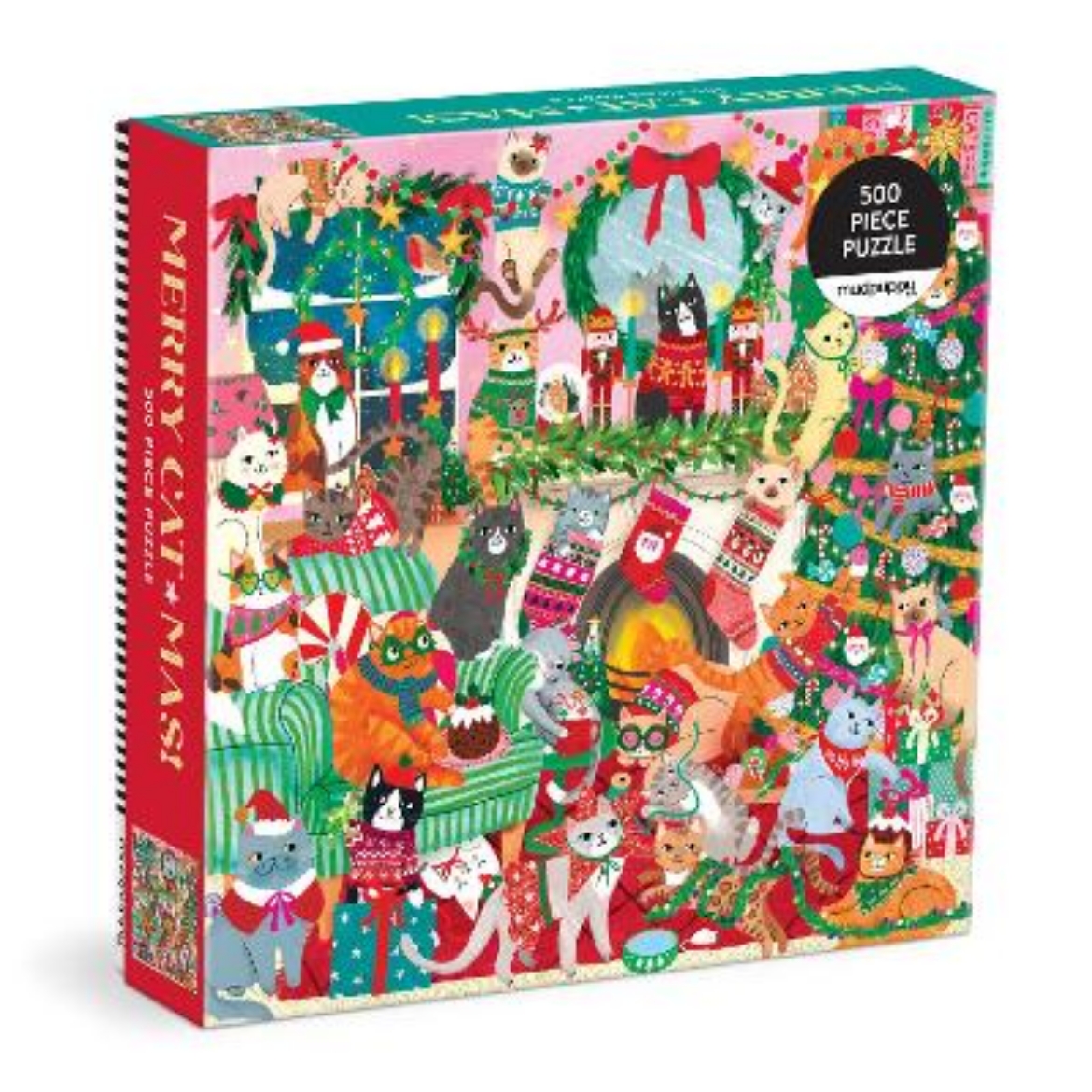 Picture of Merry Catmas! 500 Piece Family Puzzle