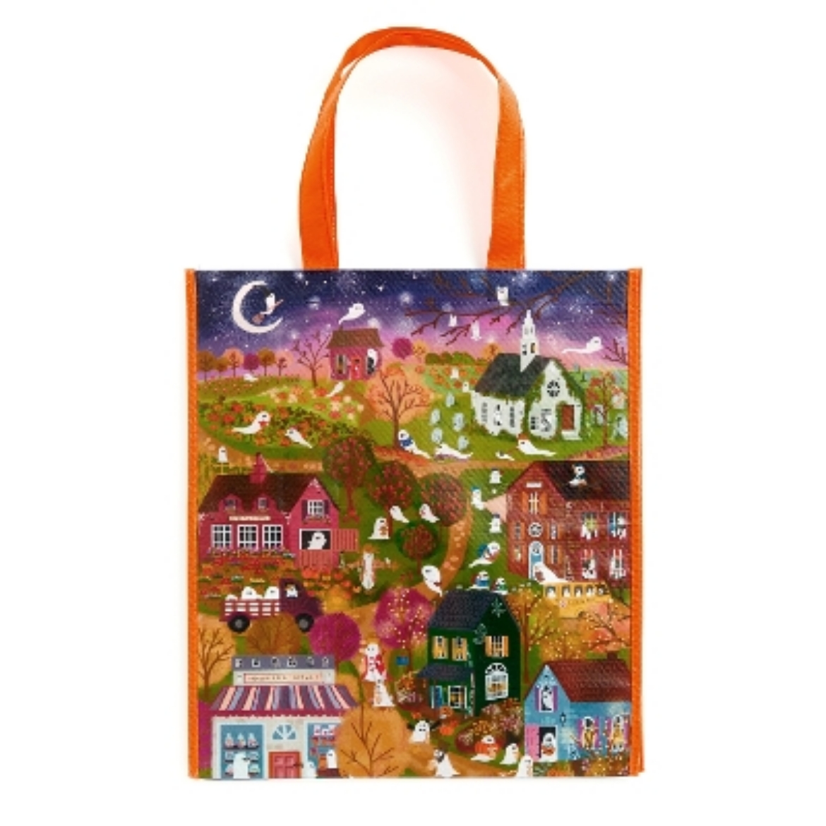 Picture of Joy Laforme Spooky Village Reusable Shopping Bag