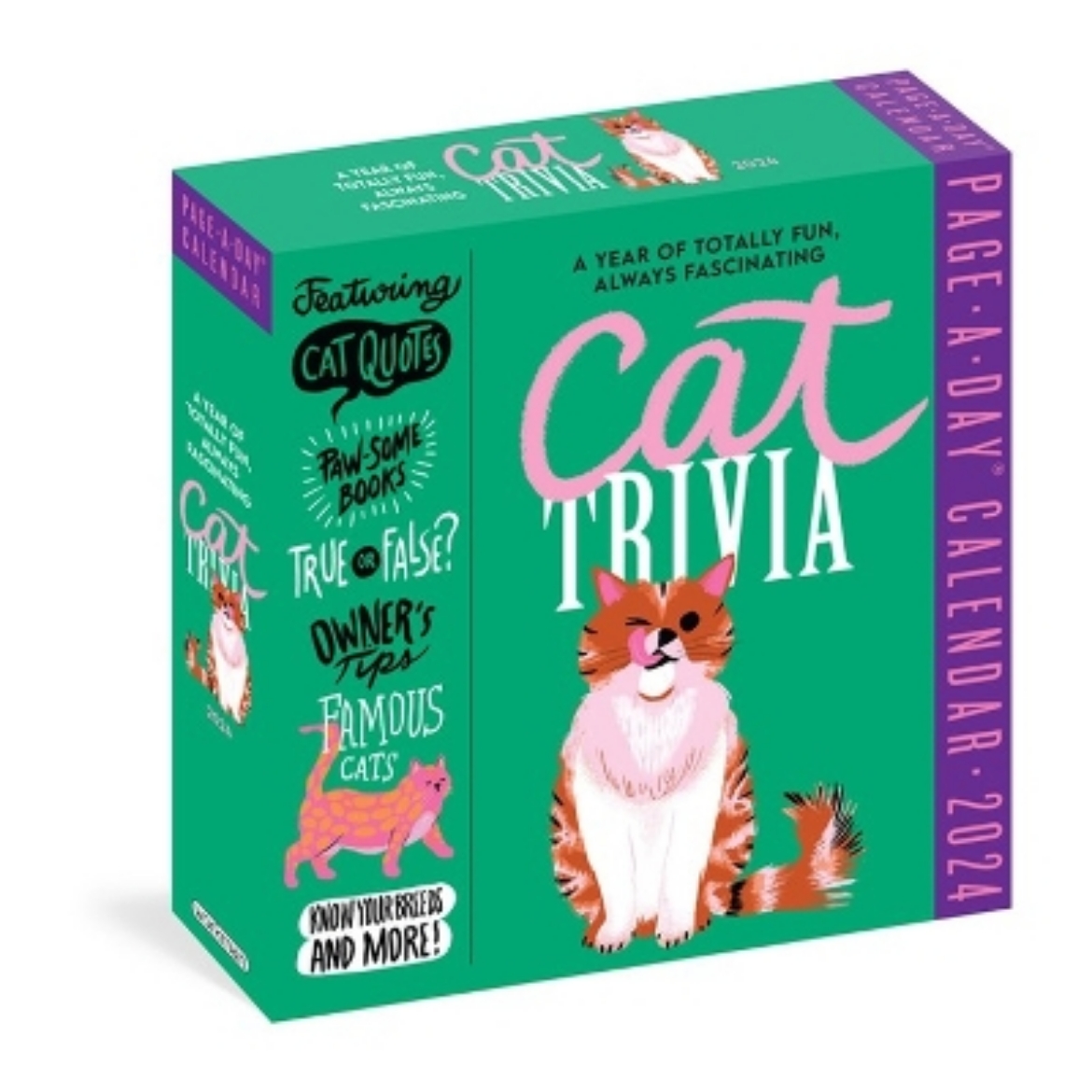 Picture of Cat Trivia Page-A-Day Calendar 2024