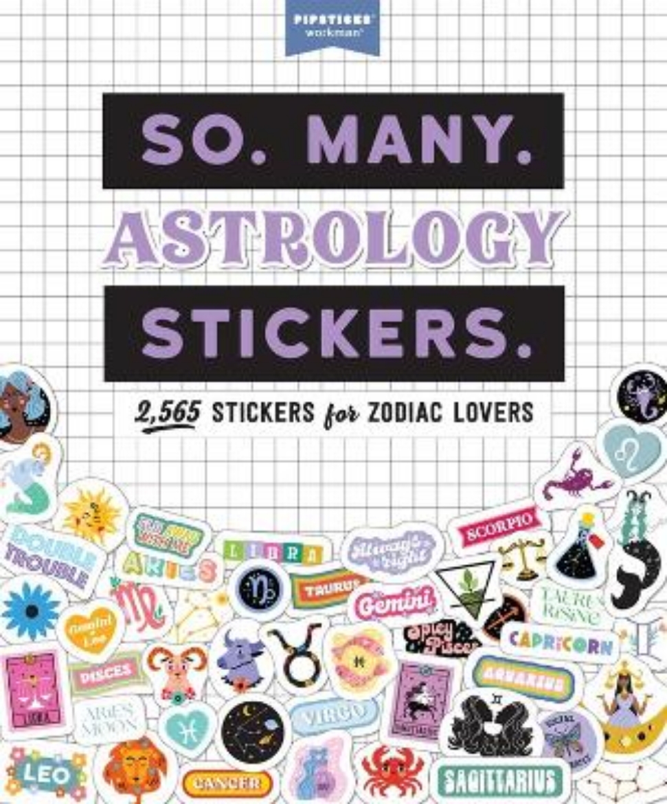 Picture of So. Many. Astrology Stickers.
