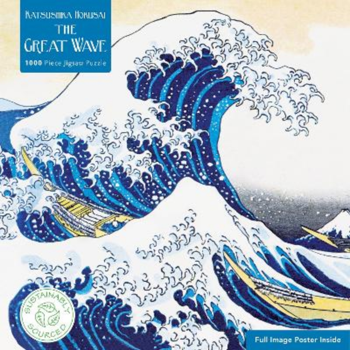 Picture of Adult Jigsaw Puzzle Hokusai: The Great Wave