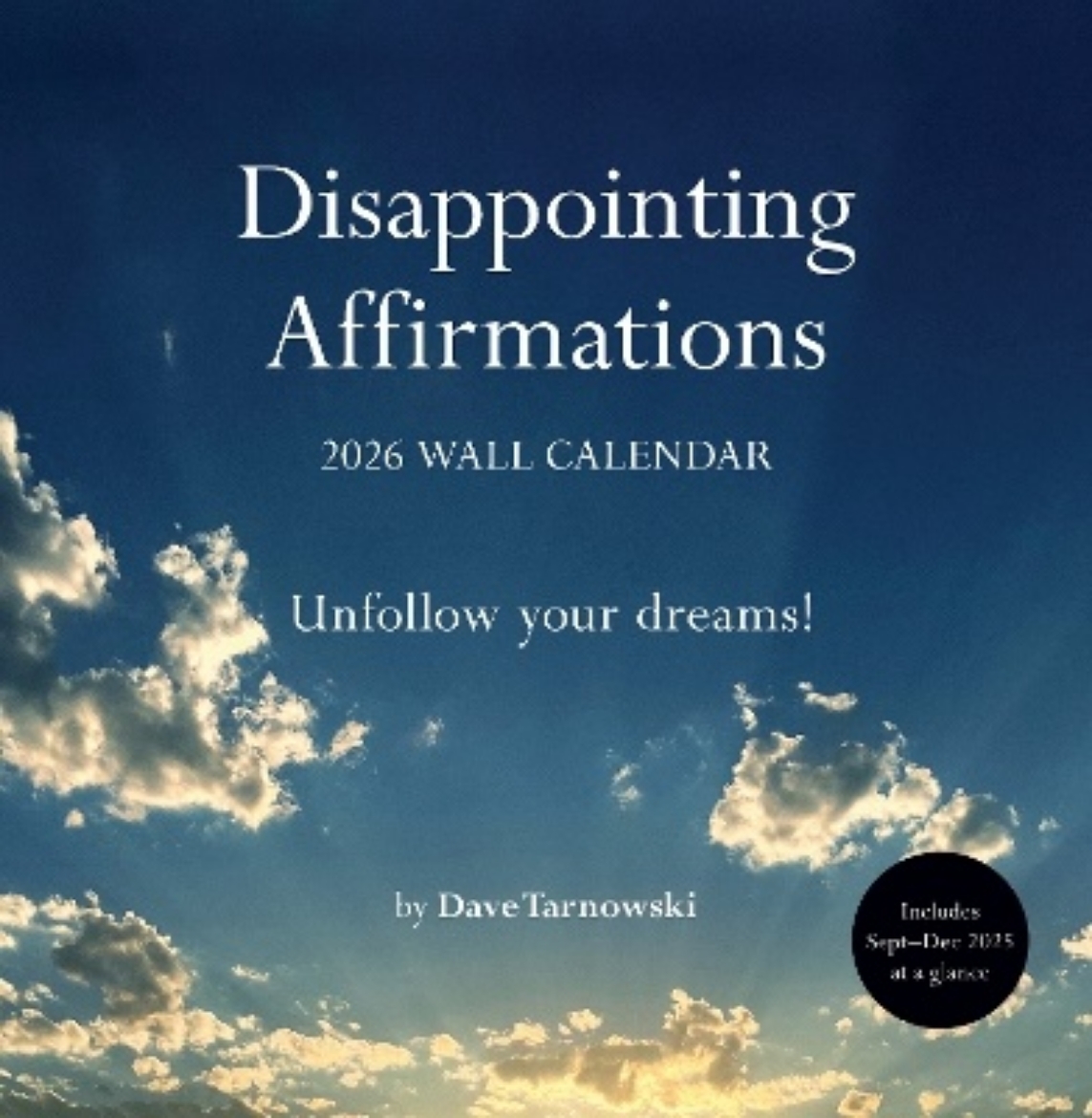 Picture of Disappointing Affirmations 2026 Wall Calendar