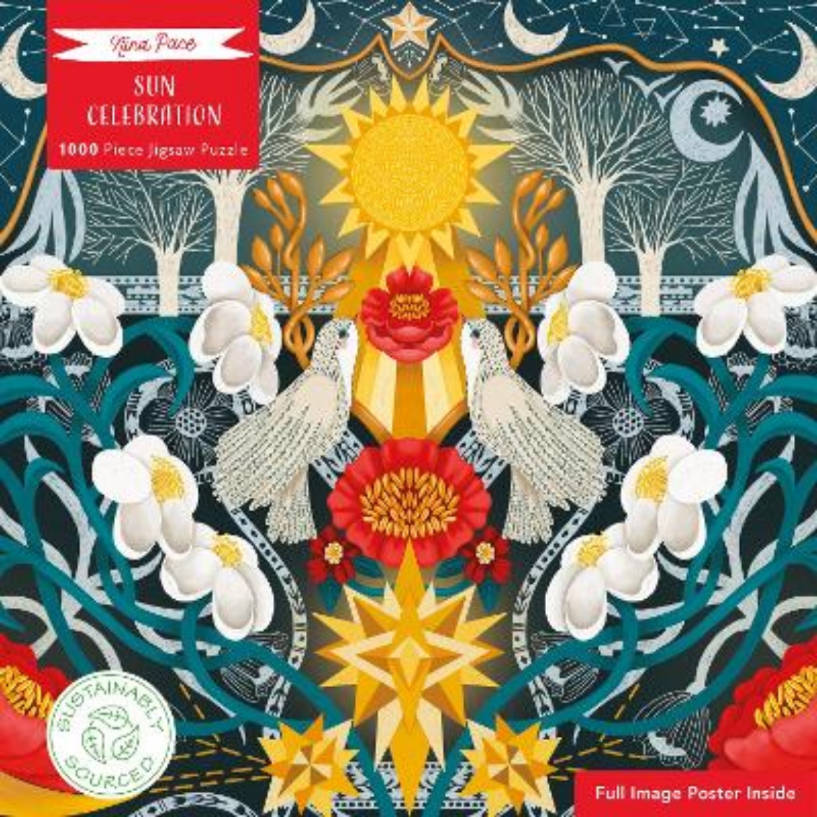 Picture of Adult Sustainable Jigsaw Puzzle Nina Pace: Sun Celebration