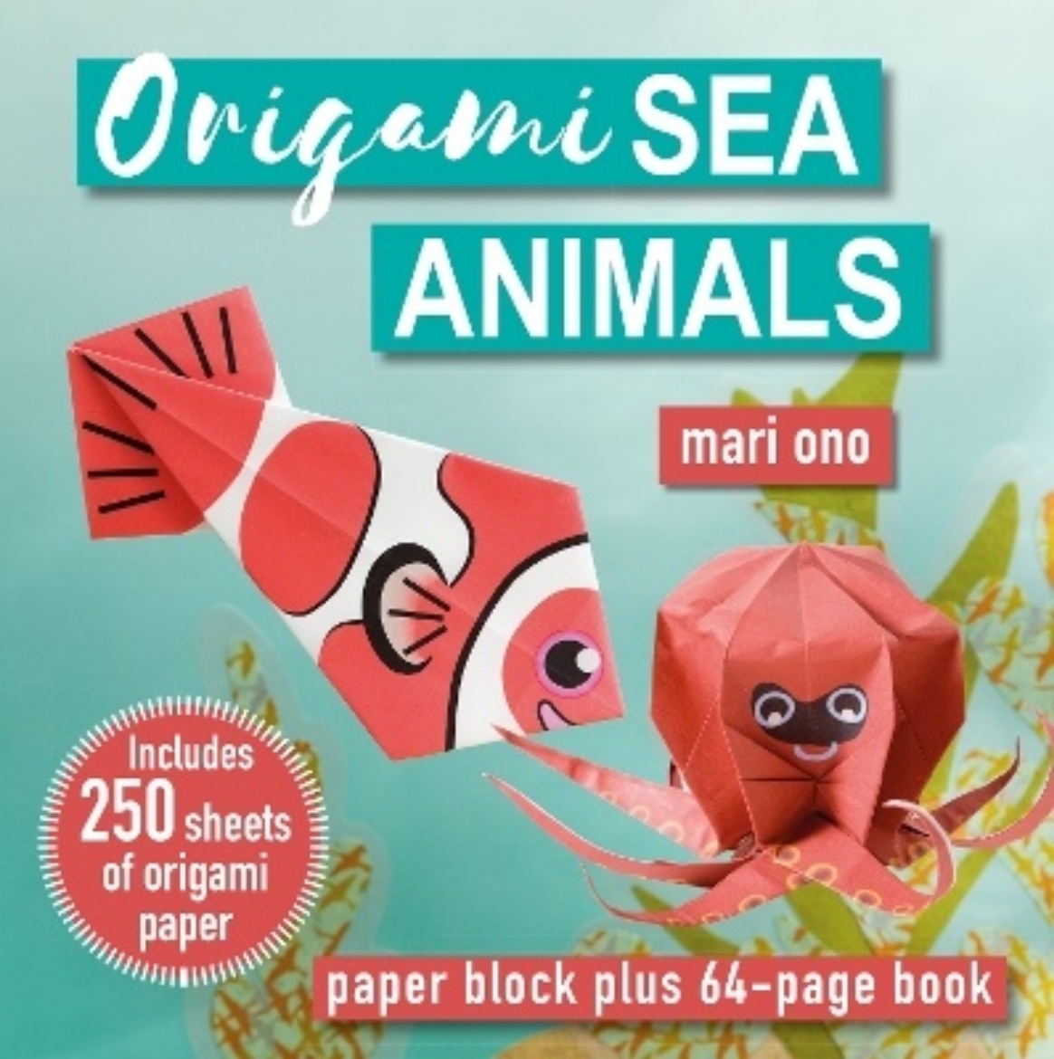 Picture of Origami Sea Animals: Paper Block Plus 64-Page Book