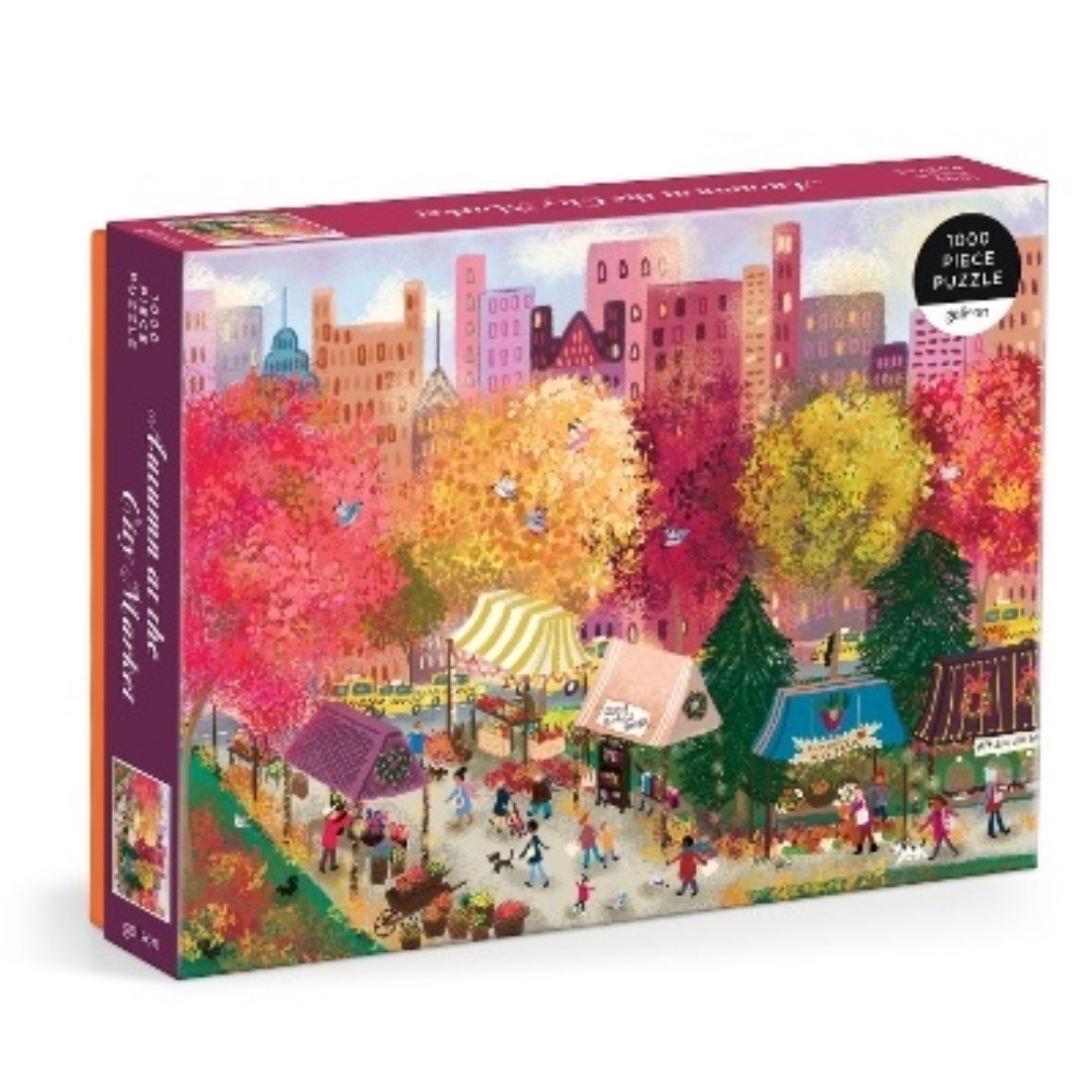 Picture of Joy Laforme Autumn at the City Market 1000 Piece Puzzle