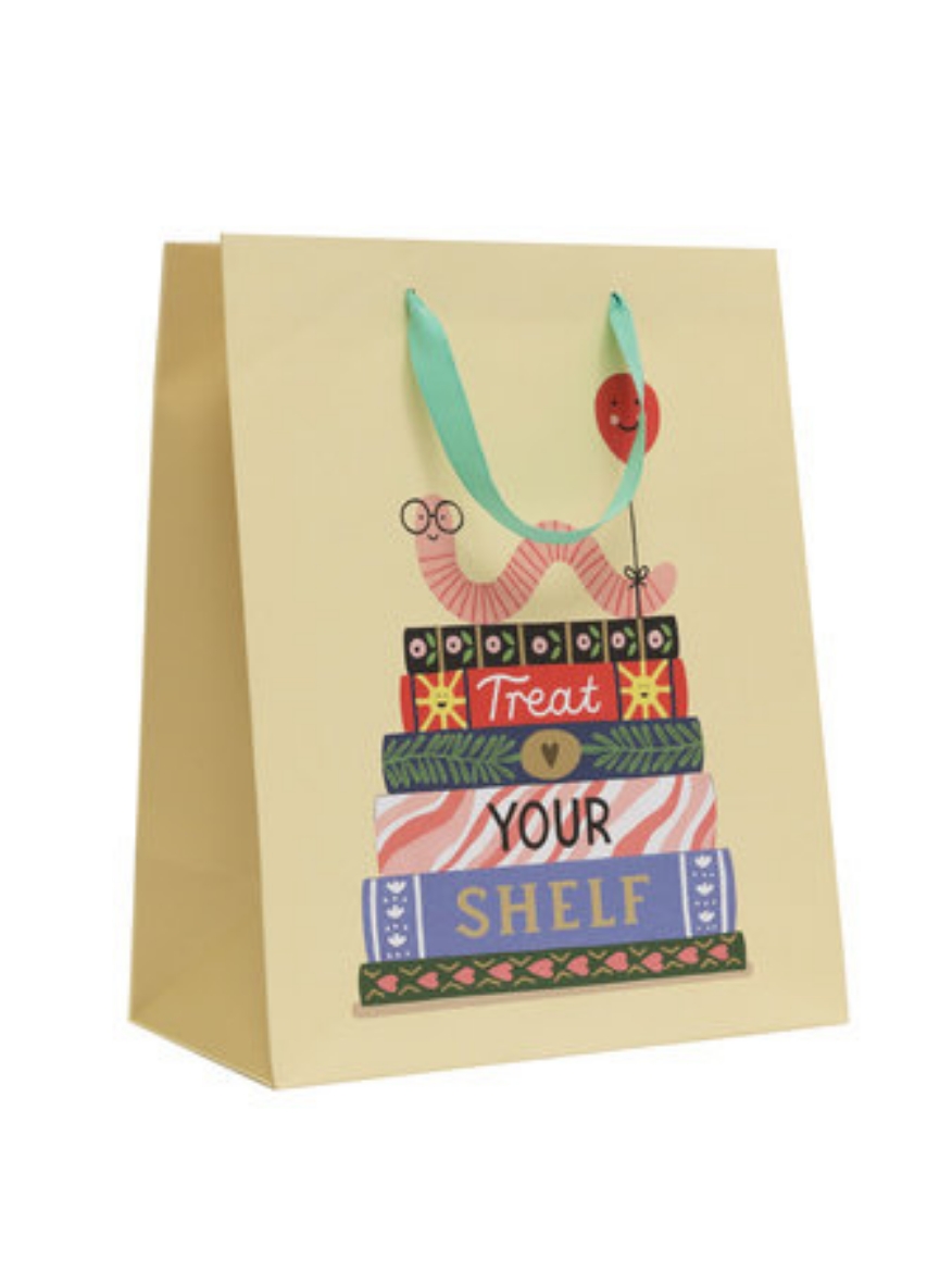 Picture of Bookworm Treat Your Shelf Gift Bag (Large)
