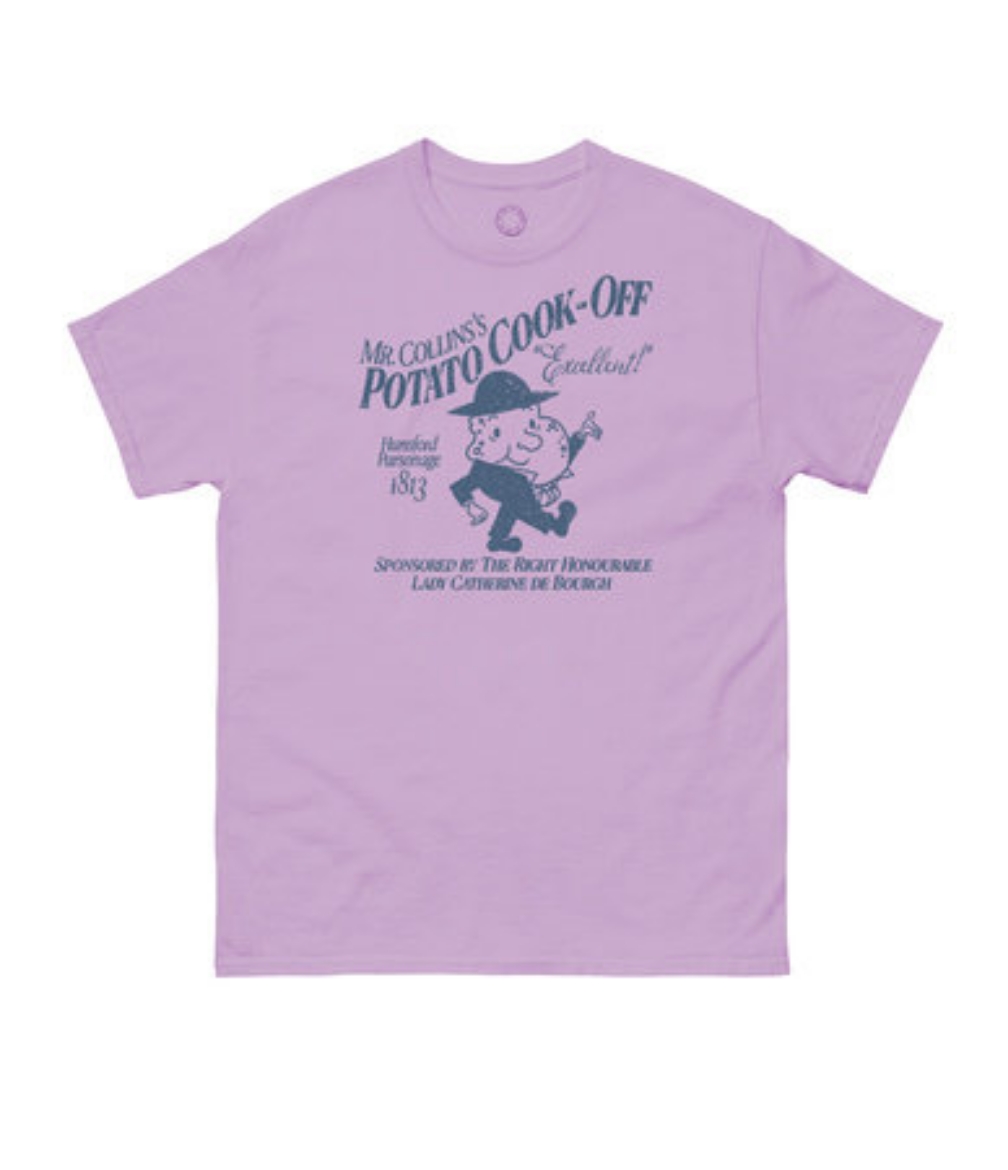 Picture of Jane Austen's Pride and Prejudice - Mr. Collins' Potato Cook-Off Unisex T-Shirt Small