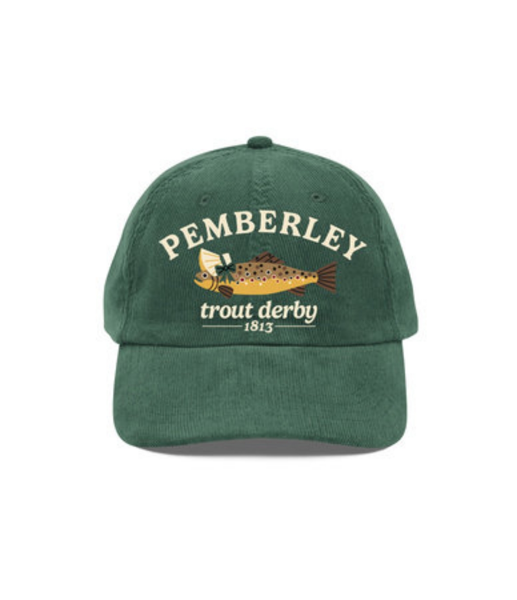 Picture of Jane Austen's Pride and Prejudice - Pemberley Trout Derby Hat