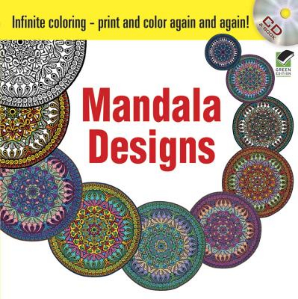 Picture of Mandala Designs Book And Cd-Rom: Infinite Coloring