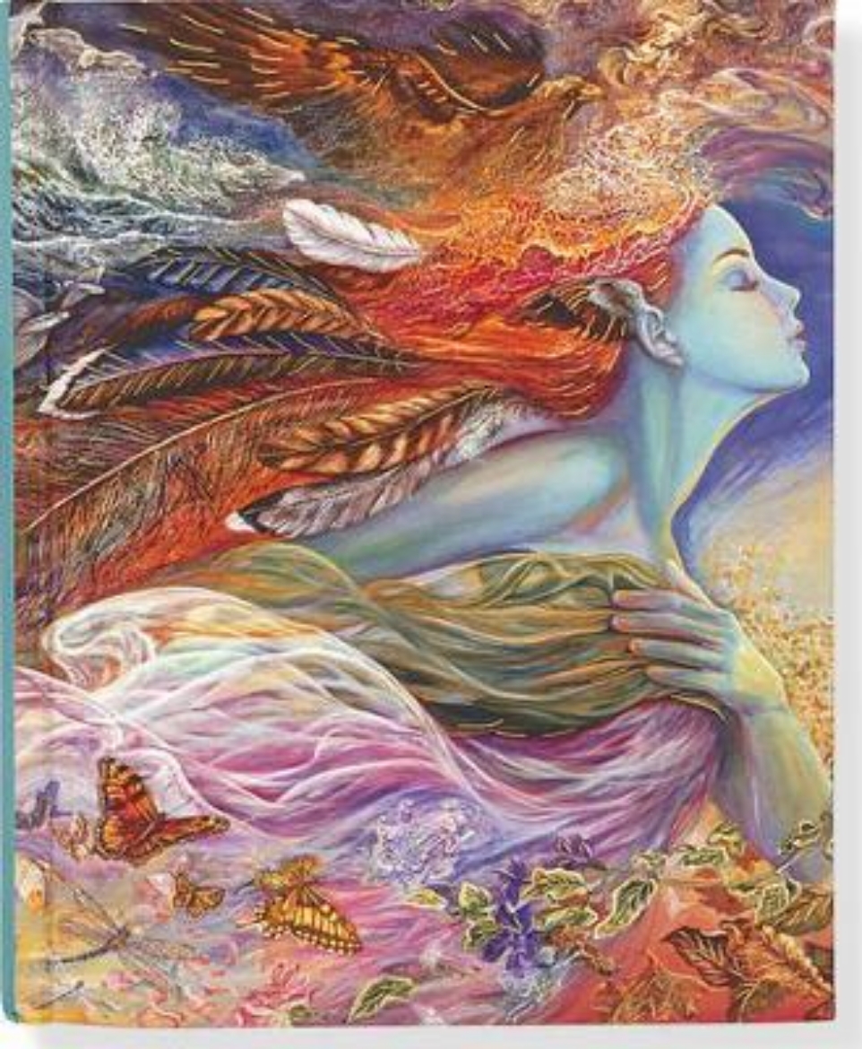 Picture of Spirit Of Flight Journal: Featuring Cover Artwotk By Josephine Wall (7-1/4" X 9"; Gold Foil; Embosse