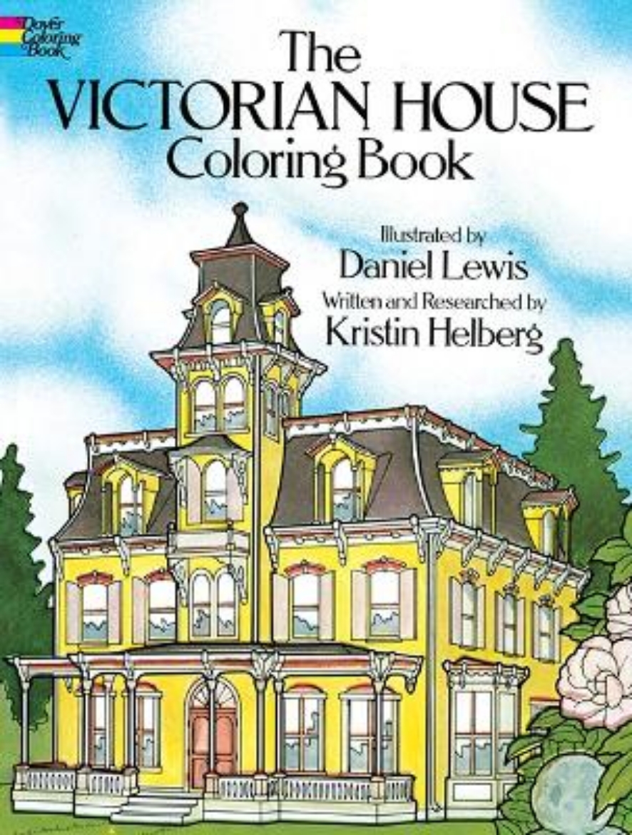 Picture of Victorian house colouring book
