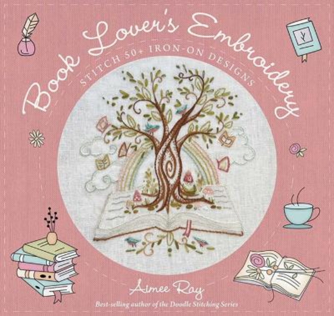 Picture of Book Lover's Embroidery