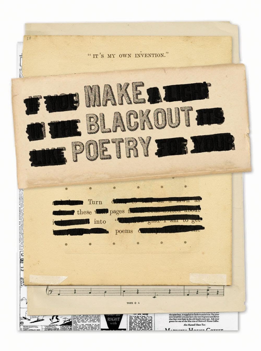 Picture of Make blackout poetry: turn these pages into poems