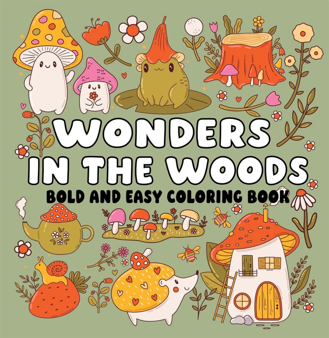 Picture of Wonders in the Woods Bold and Easy Coloring Book