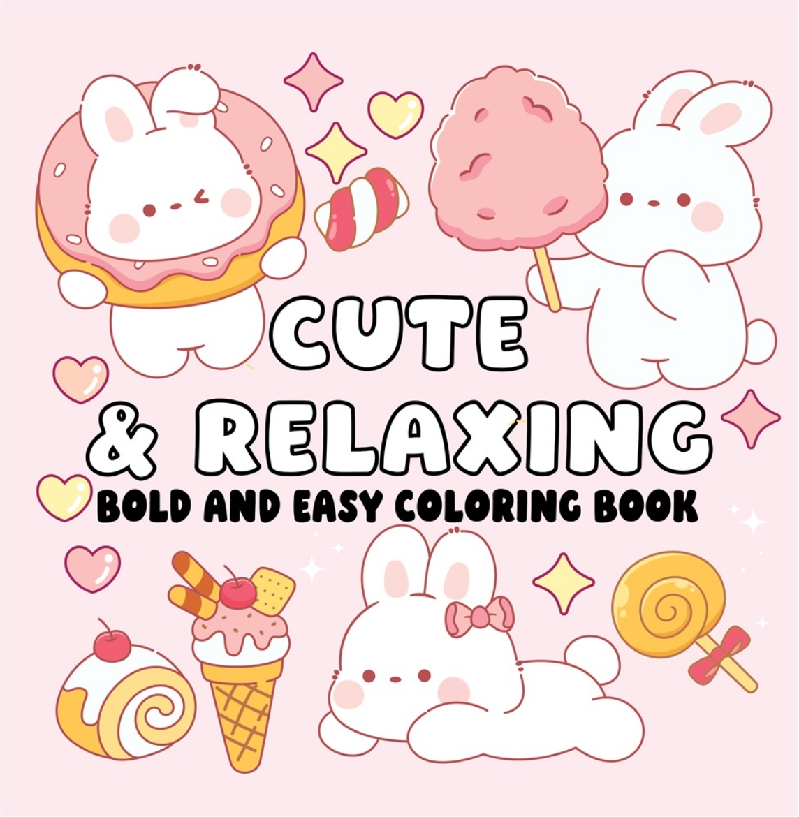 Picture of Cute & Relaxing Bold and Easy Coloring Book