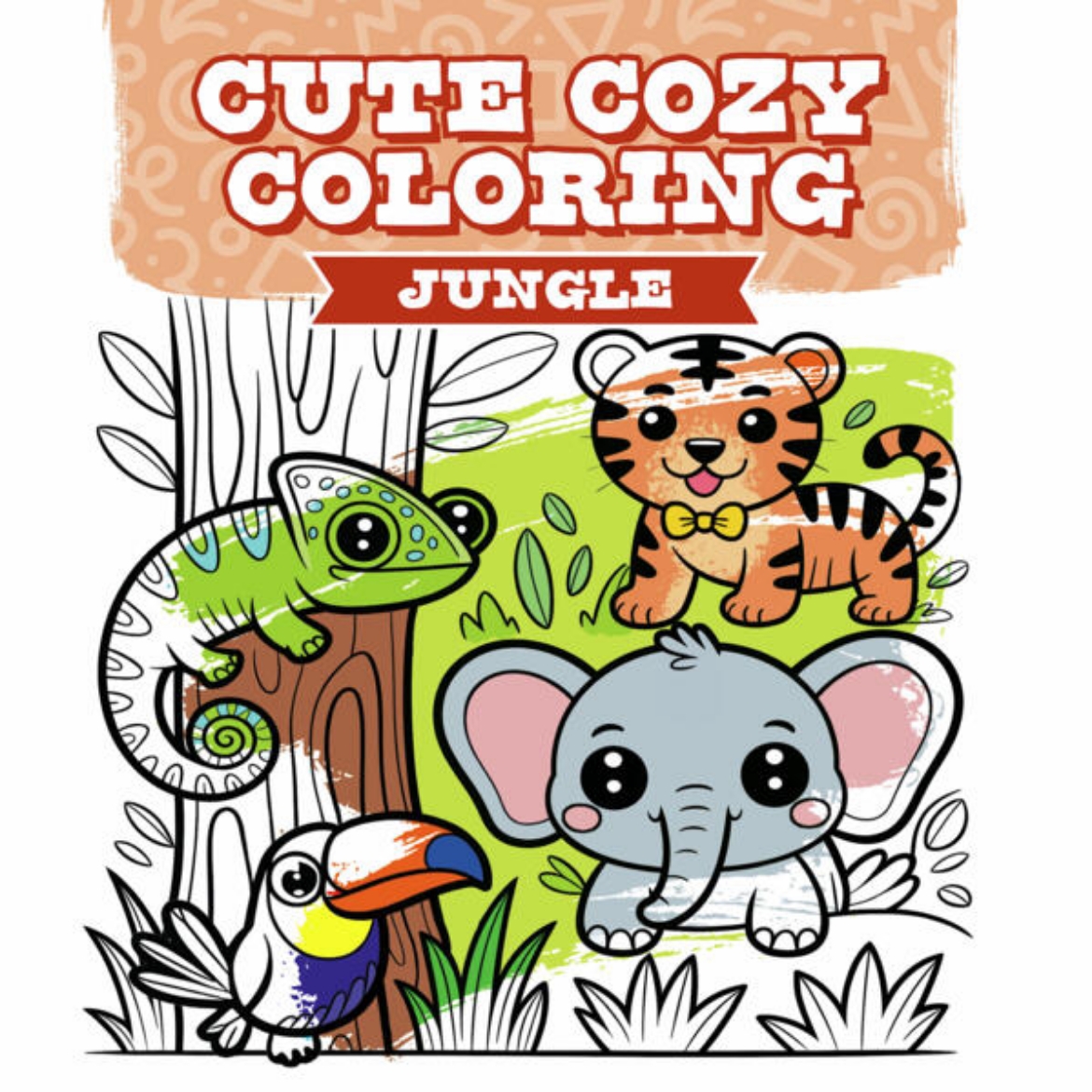 Picture of Cute Cozy Coloring: Jungle