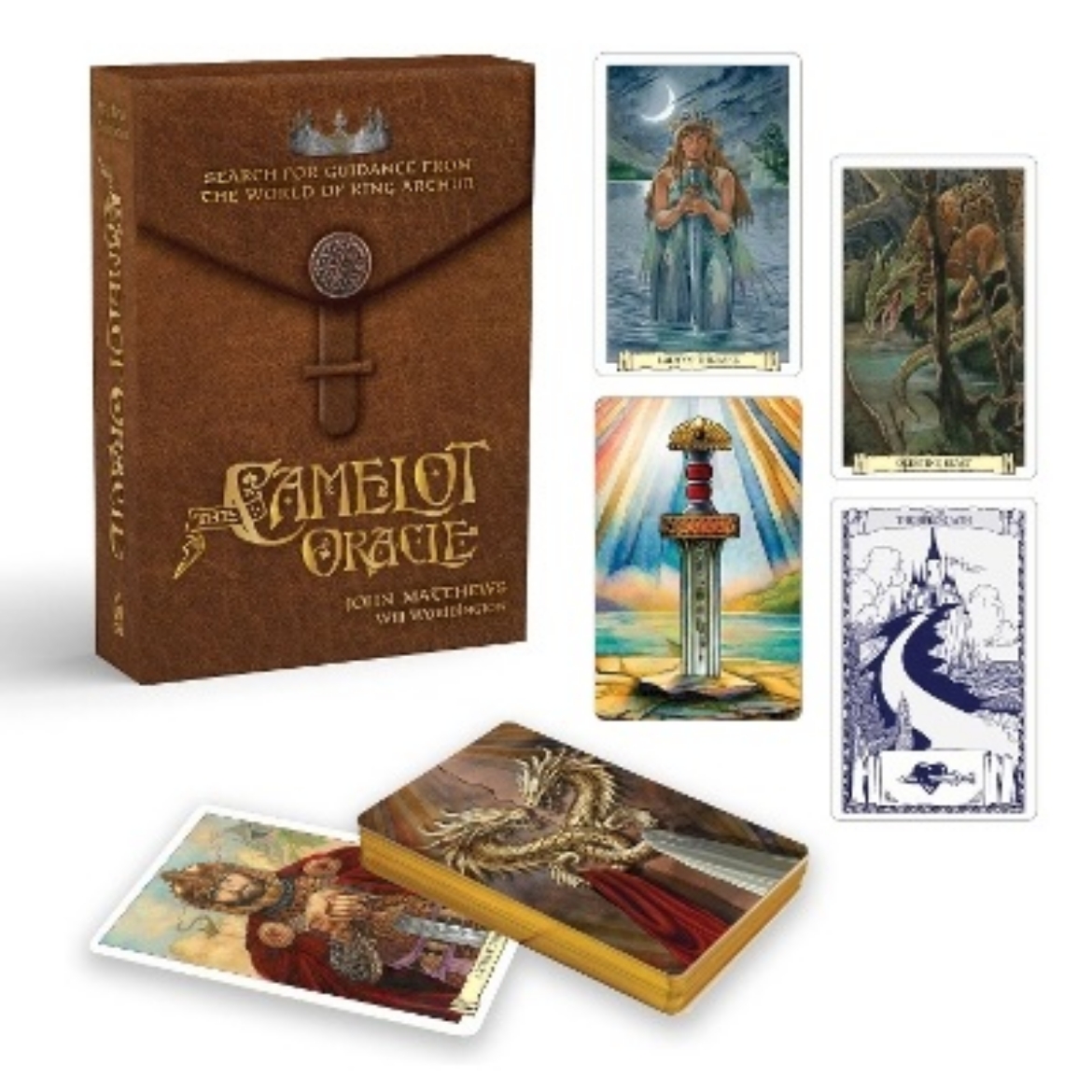 Picture of The Camelot Oracle: Search for Guidance from the World of King Arthur (Oracle Kit Box Set with 46 Cards and Guide Book)