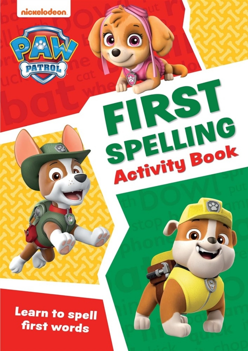 Picture of Paw Patrol – PAW Patrol First Spelling Activity Book: Get set for school!