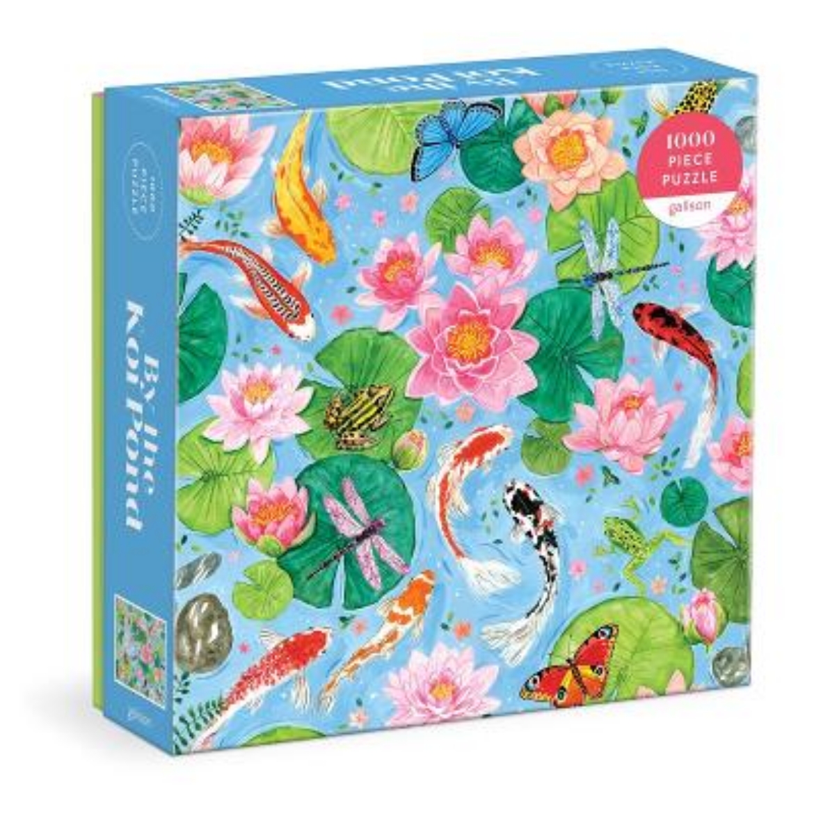 Picture of By The Koi Pond 1000 Piece Puzzle in Square Box