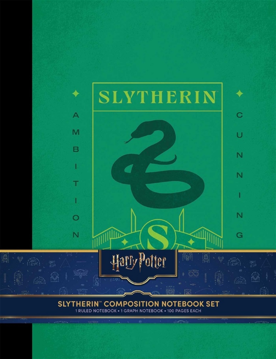Picture of Harry Potter: Slytherin Composition Notebook Set (Set of 2)