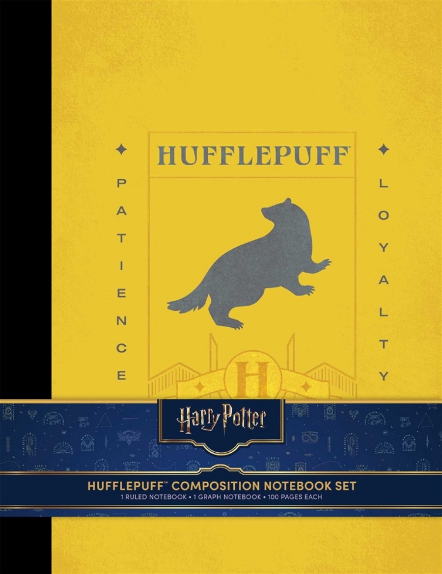 Picture of Harry Potter: Hufflepuff Composition Notebook Set (Set of 2)