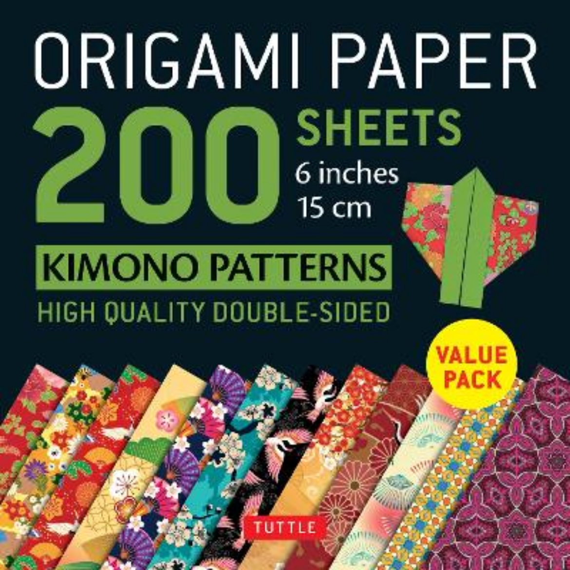 Picture of Origami Paper 200 sheets Kimono Patterns 6 (15 cm)