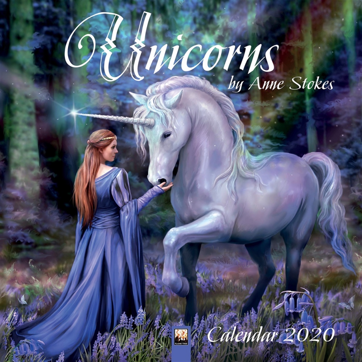 Picture of Unicorns by Anne Stokes Wall Calendar 2020 (Art Calendar)