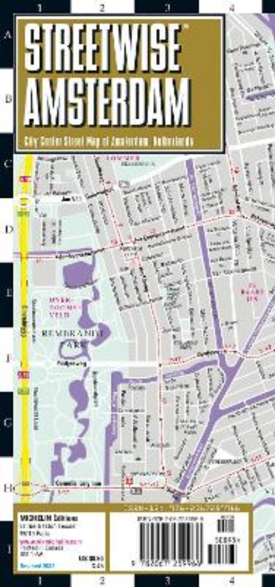 Picture of Streetwise Amsterdam Map - Laminated City Center Street Map of Amsterdam, Netherlands: City Plan