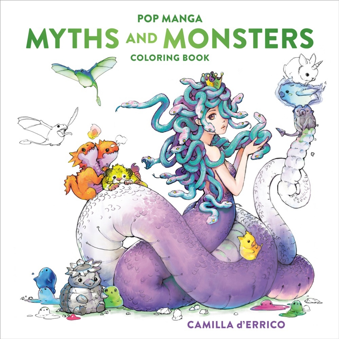 Picture of Pop Manga Myths and Monsters Coloring Book