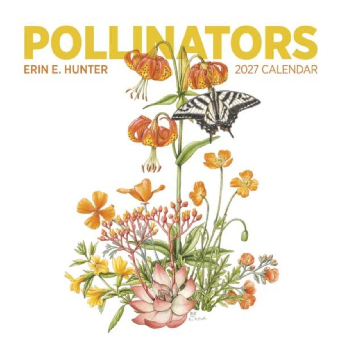 Picture of Erin E. Hunter: Pollinators : 2027 Wall Calendar
