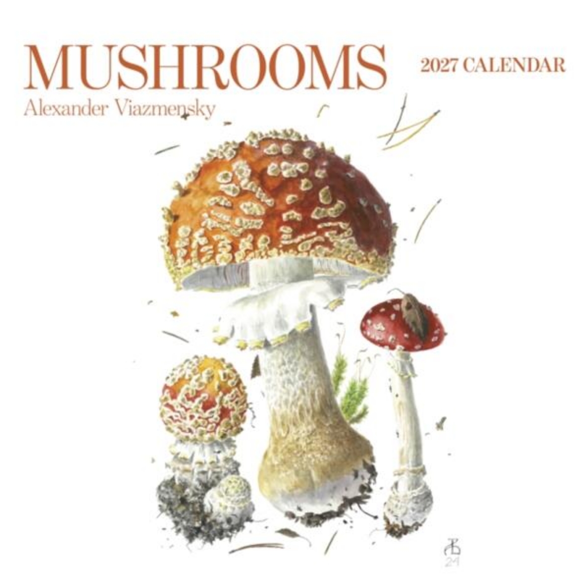 Picture of Mushrooms: Alexander Viazmensky : 2027 Wall Calendar