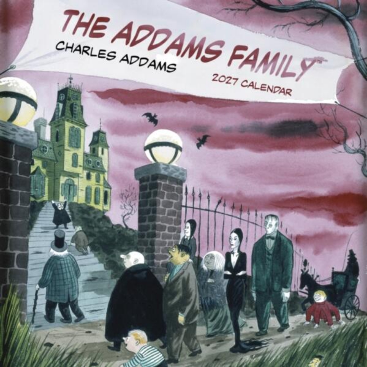 Picture of Charles Addams: The Addams Family : 2027 Wall Calendar