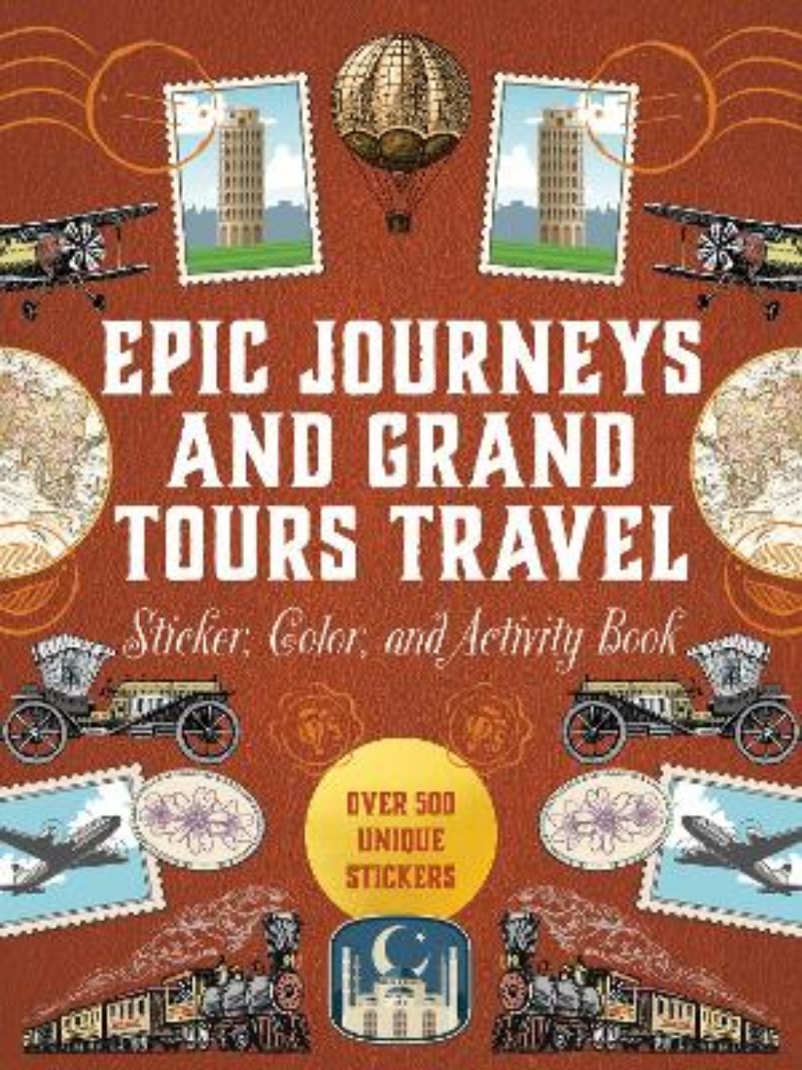 Picture of Epic Journeys and Grand Tours Travel Sticker, Color & Activity Book