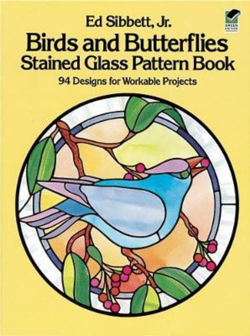 Picture of Birds and Butterflies Stained Glass Pattern Book