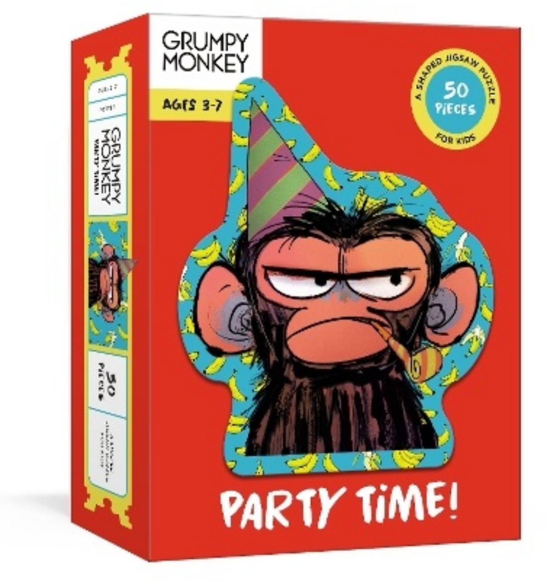 Picture of Grumpy Monkey Party Time! Puzzle: A 50-Piece Shaped Jigsaw Puzzle: A Puzzle for Kids