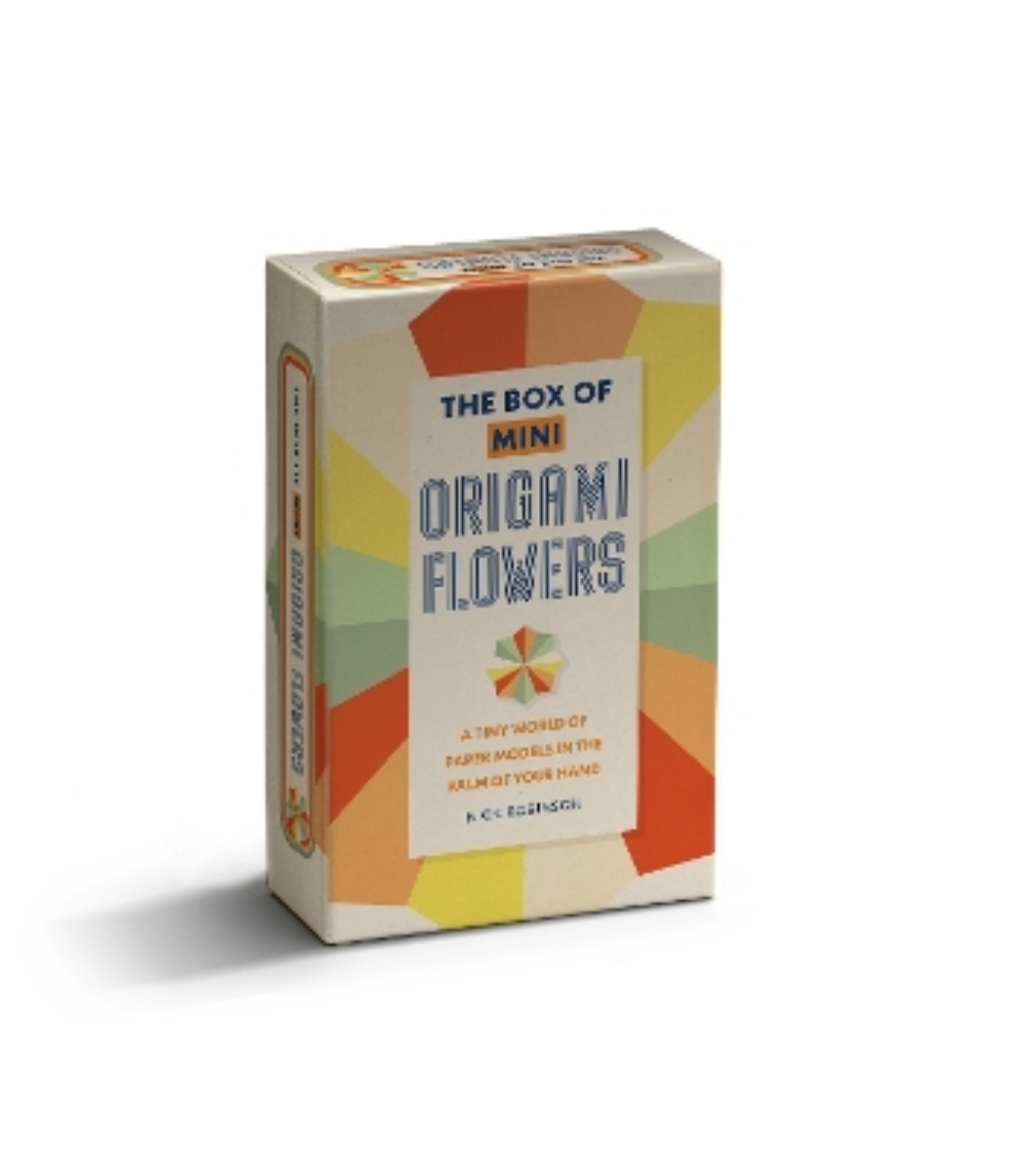 Picture of The Box of Mini Origami Flowers a Tiny World of Paper Models in the Palm of your Hand